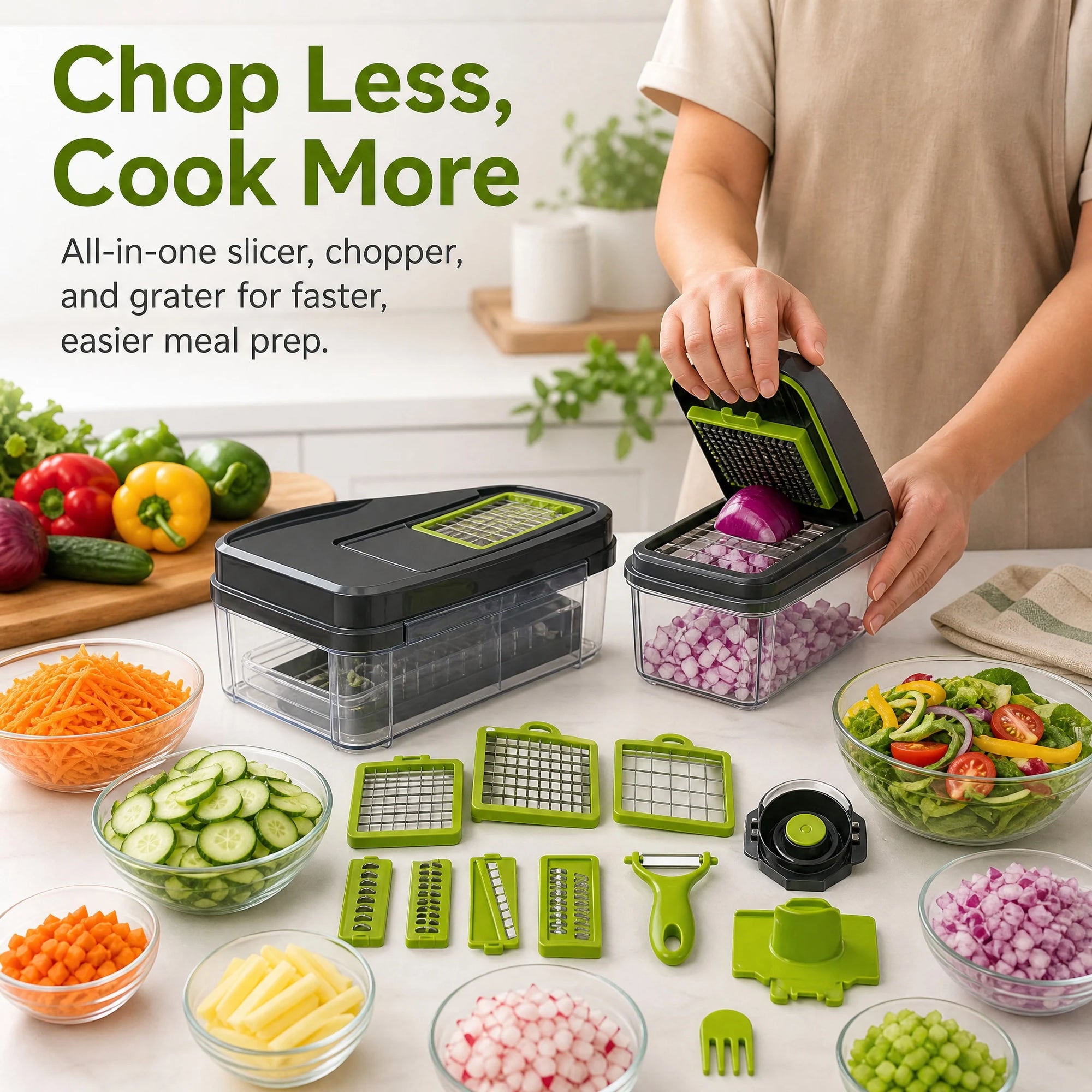 Safe Hand Guard Vegetable Cutter