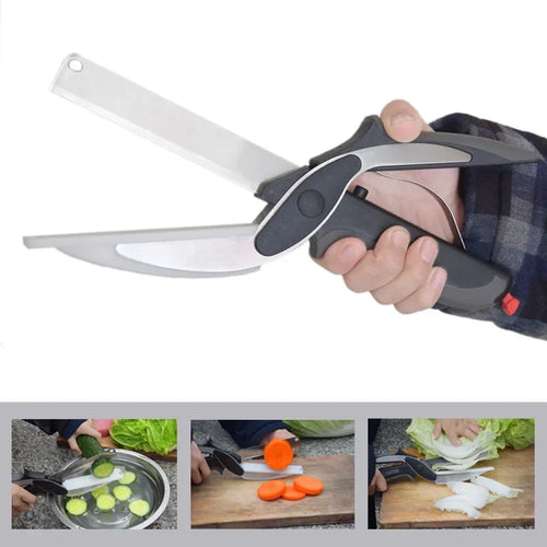 2-in-1 Kitchen Scissors & Cutting Board