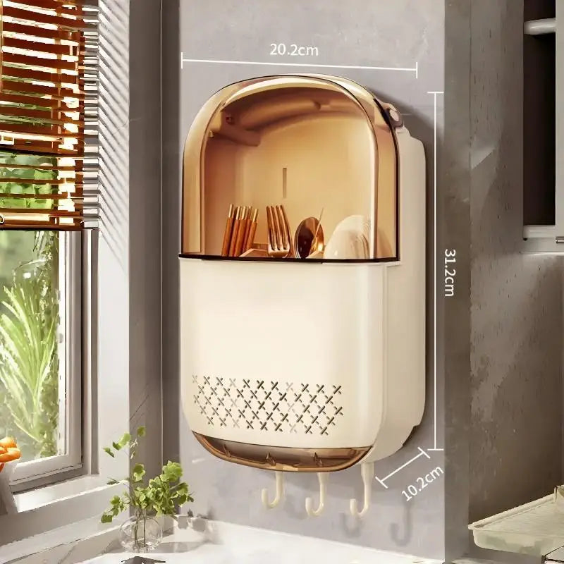 Wall-mounted Utensil Organizer