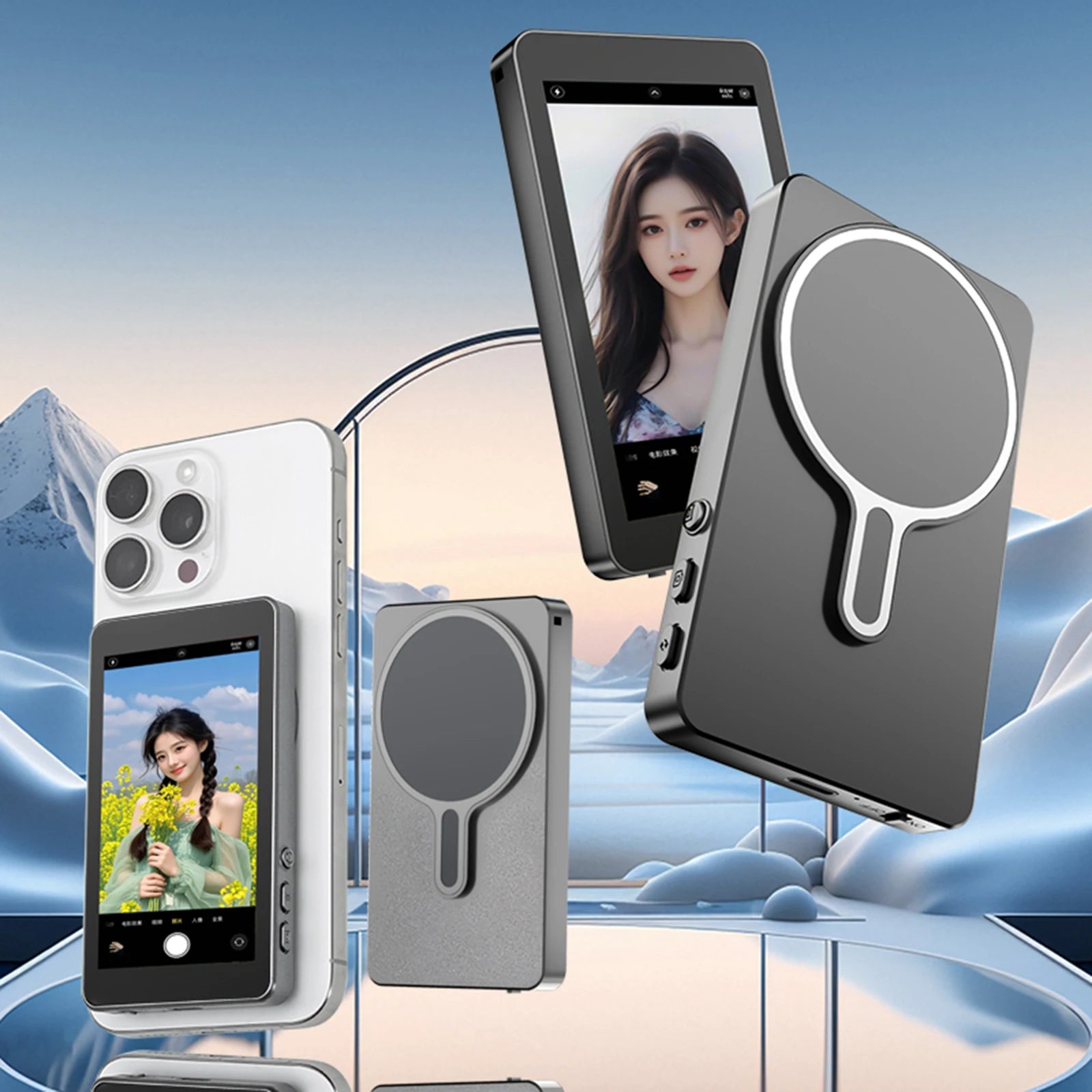 Magnetic Selfie Monitor