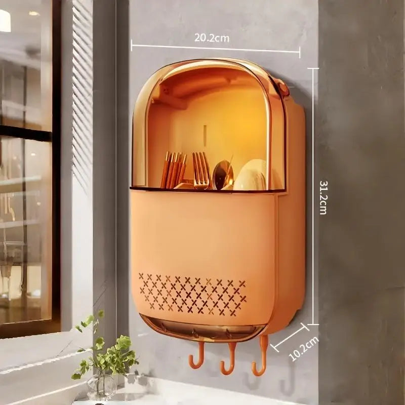 Wall-mounted Utensil Organizer