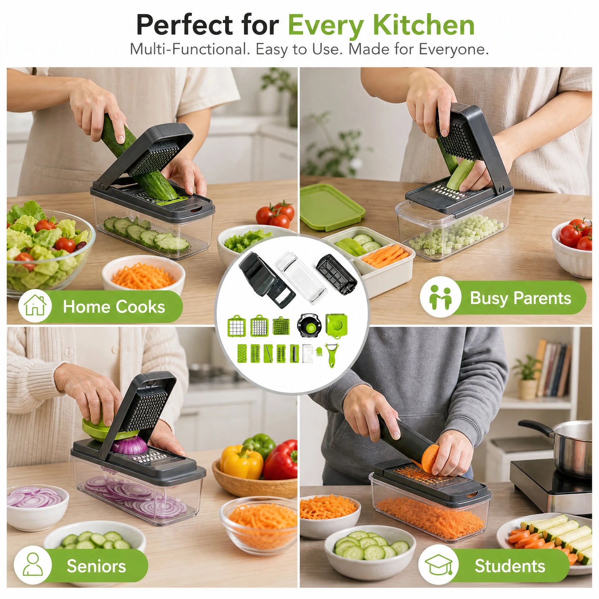 Safe Hand Guard Vegetable Cutter