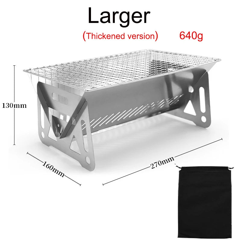 Portable Folding Barbecue Grill