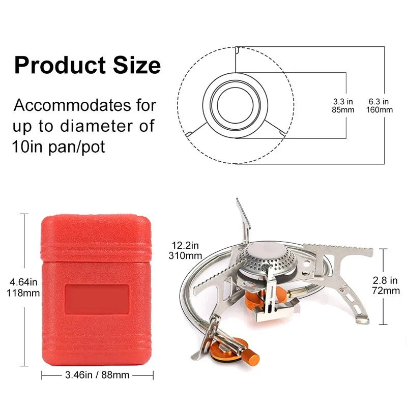 Camping Gas Stove Portable