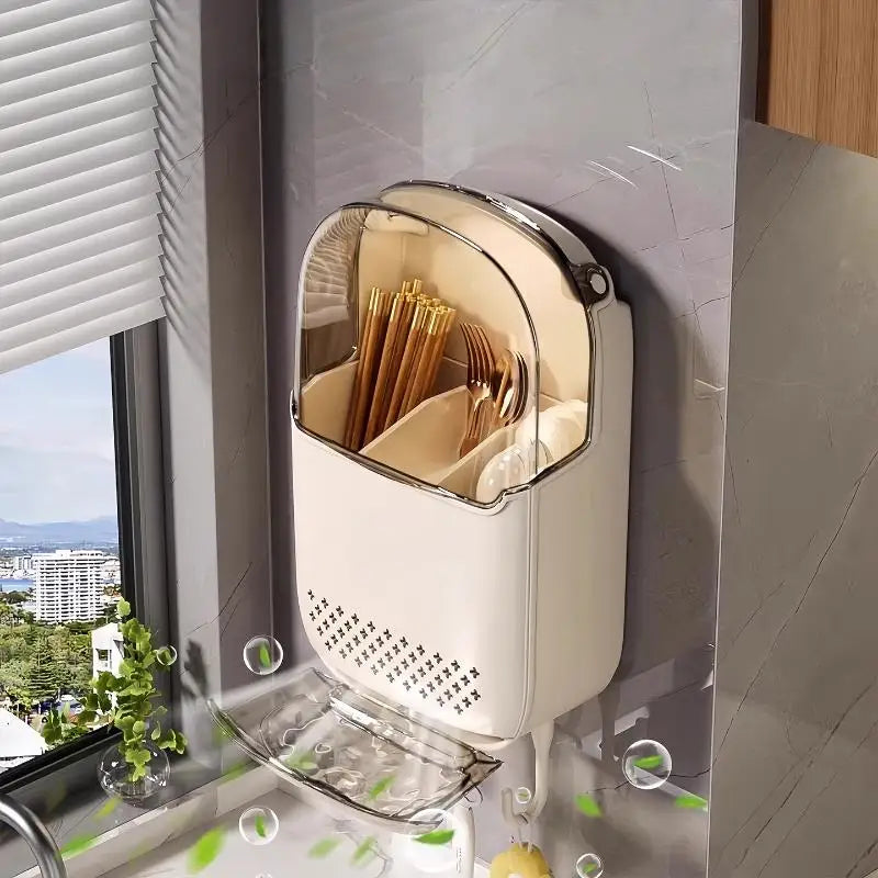 Wall-mounted Utensil Organizer