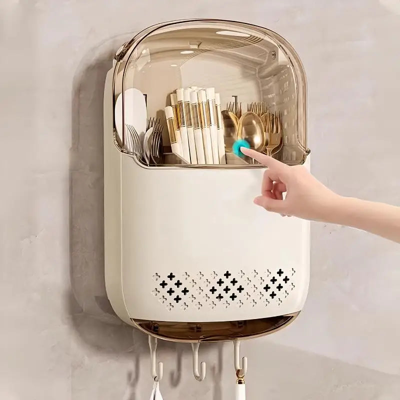 Wall-mounted Utensil Organizer