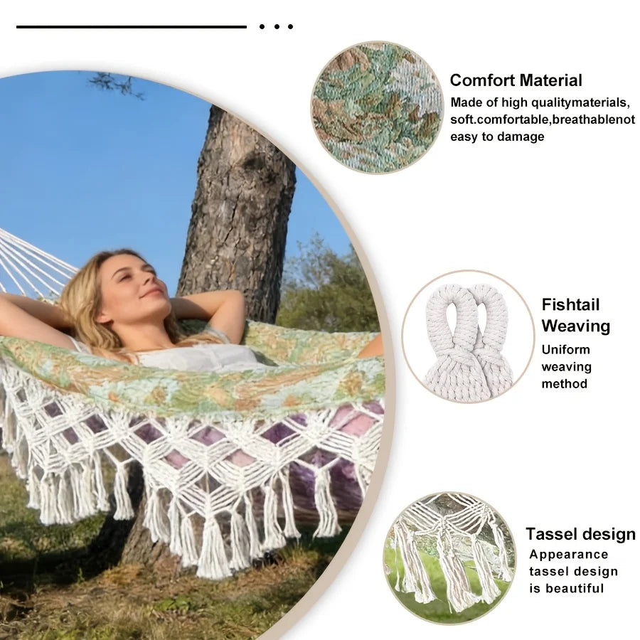 Fringed hammock