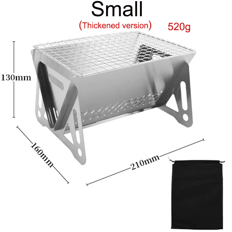 Portable Folding Barbecue Grill