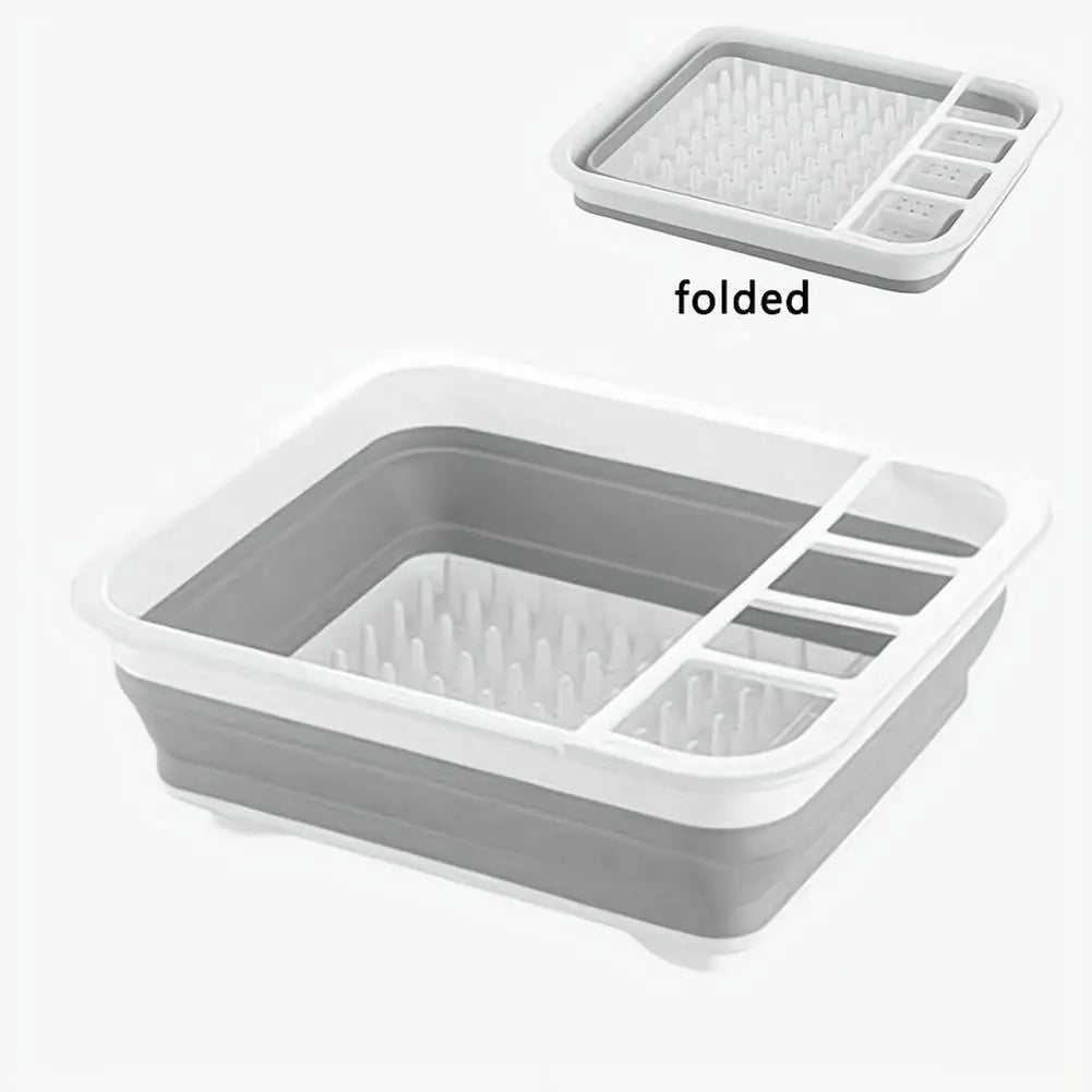 Kitchen Foldable Dish Rack Storage