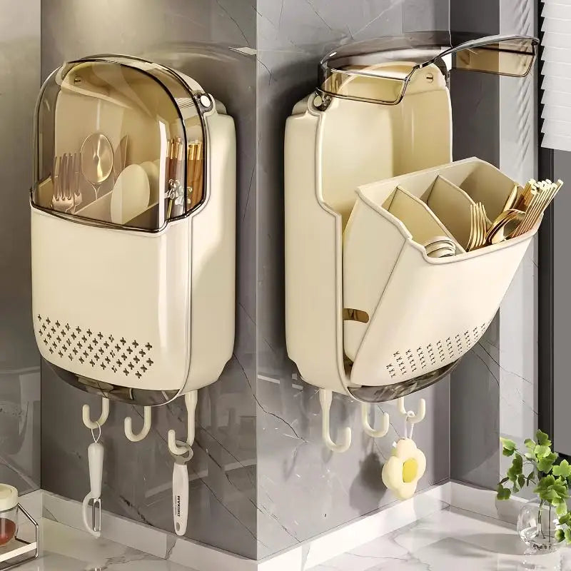 Wall-mounted Utensil Organizer