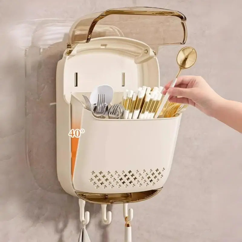 Wall-mounted Utensil Organizer