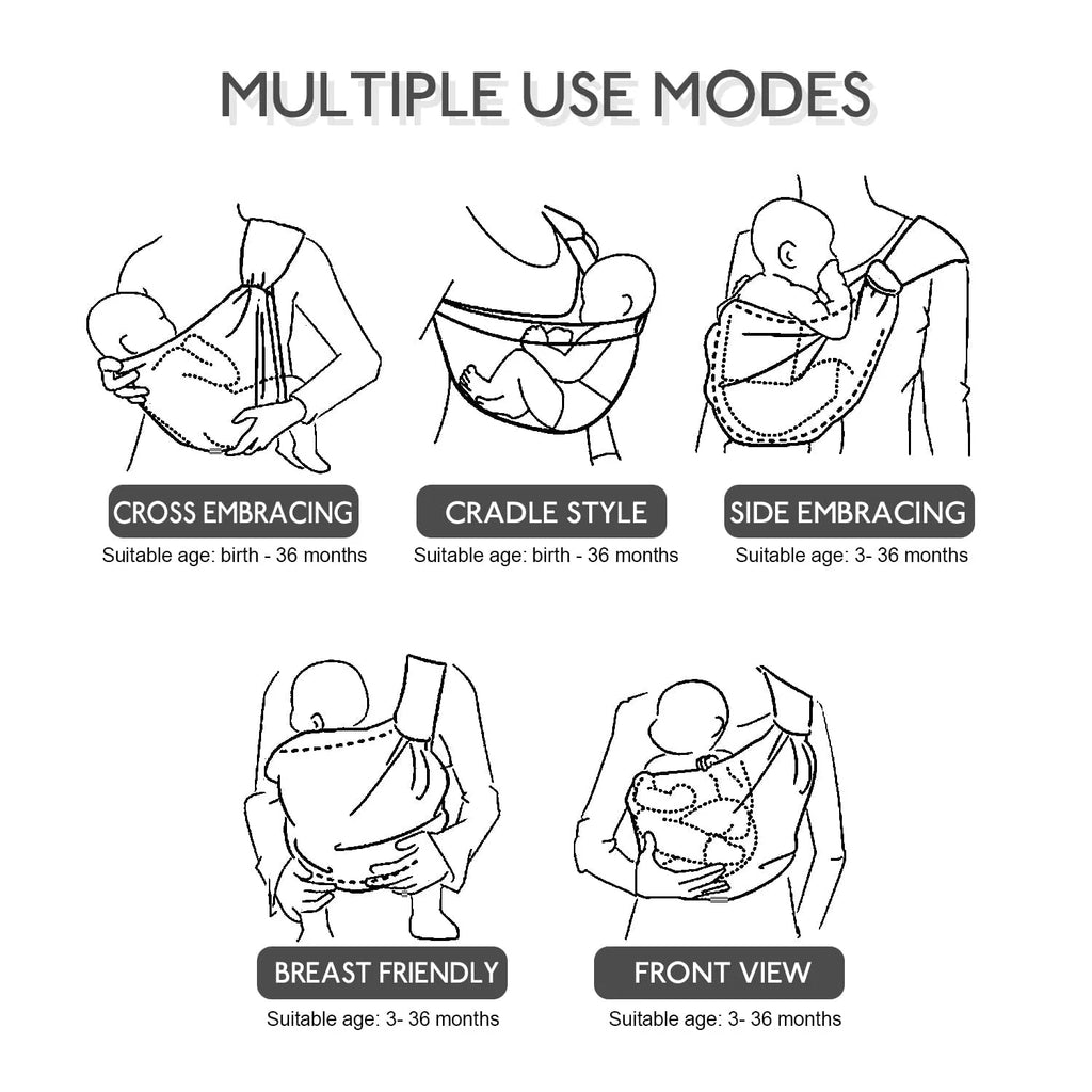 Portable Baby Carrier Wrap