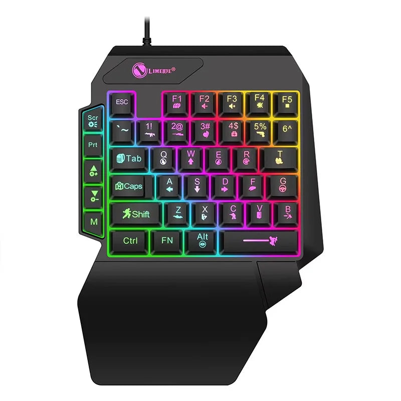 Single Hand Mini Gaming Keyboard